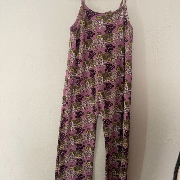 Kate Quinn Floral Purple Jumpsuit - Picture 5 of 5